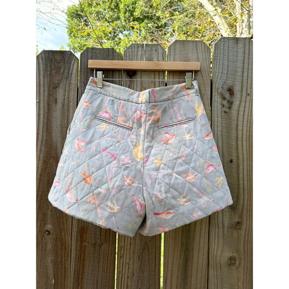 Jill Stuart Collection Quilted Bird Shorts - Picture 5 of 7